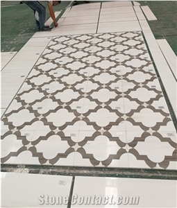 Turkey Polsihed Dolomite White Marble Tiles for Floor