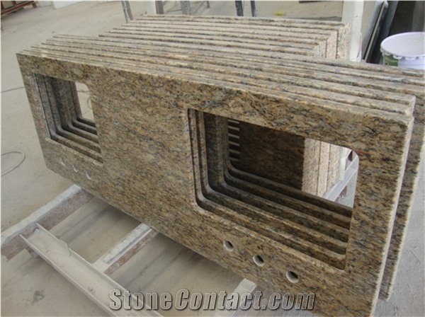 Wholesale Popular Stone Granite Bathroom Countertop