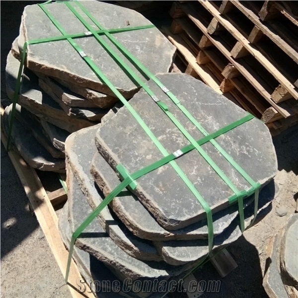Cubic Stone Tumbled Lava Stone for Flooring Customized Size