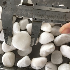 Natural River Rocks White Pebble Stone