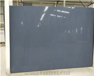 Fyq036 Pure Blue Quartz Slabs