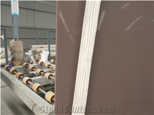 Fyqz03 Brown Quartz Slabs