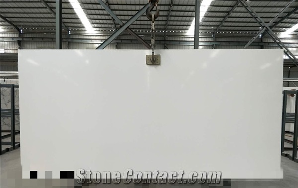 Fyqz04 Pure White Quartz Slabs