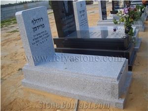G603grey Israel Jewish Granite Monument Tombstone Headstone