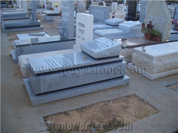 G603grey Israel Jewish Granite Monument Tombstone Headstone