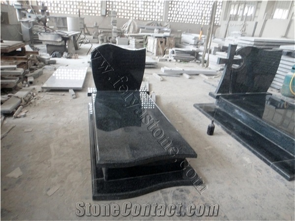 G654 Black Poland Monument Stone Tombstone Headstone