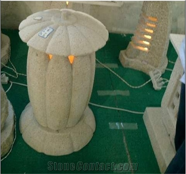 Garden Stone Lamp Lantern Landscaping Lamps