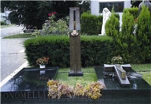 German Style Boulder Gravestone Tombstone Headstone
