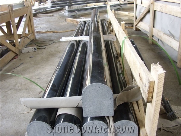 Irish Black Monumental Kerbs Plinth Posts Border