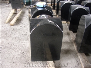 Irish Black Monumental Kerbs Plinth Posts Border