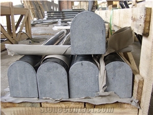Irish Black Monumental Kerbs Plinth Posts Border