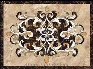 Rectangular Stone Waterjet Medallion
