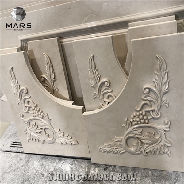 Bottoccino Beige Marble Floor Steps Factory Price