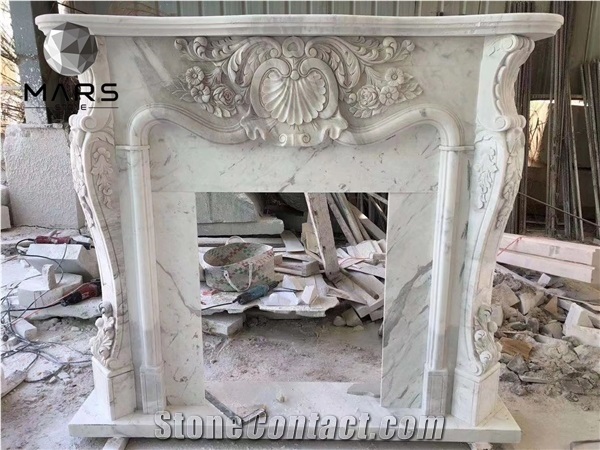 Factory Price for Marble Fireplaces Surround in Hot Sale