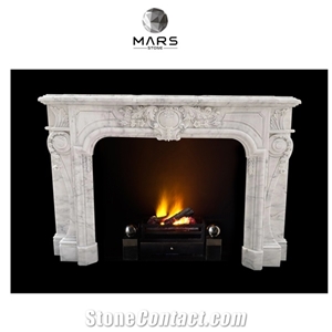 Factory Price Marble Fireplace Natural Stone Fireplace