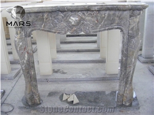 Factory Price Marble Fireplace Natural Stone Fireplace