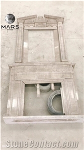 Factory Price Marble Fireplace Natural Stone Fireplace