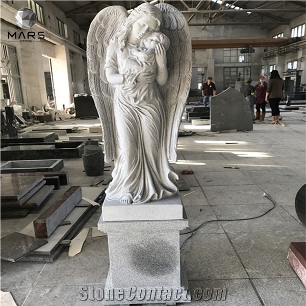 Granite Marble Angel Heart Headstone Monument Tombstone