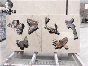Handmade Natural Stone Art Waterjet Medallion Tile Buyers