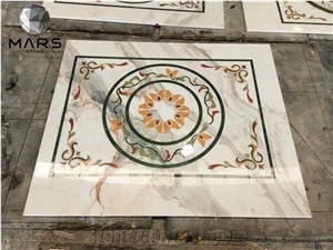 Handmade Natural Stone Art Waterjet Medallion Tile Buyers