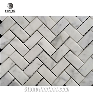 Herringbone Marble Mosaic