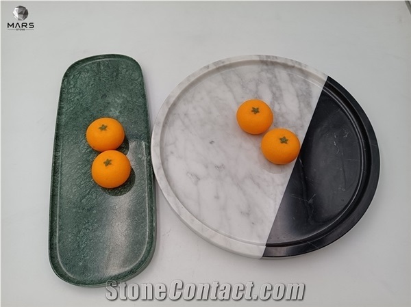 Luxury Vanity Tray Night Stand Perfume Holder Marble