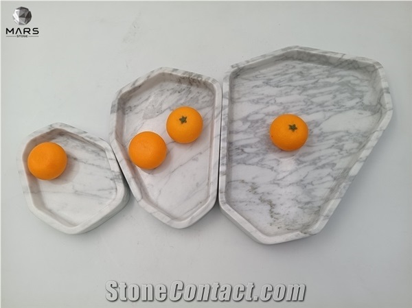 Luxury Vanity Tray Night Stand Perfume Holder Marble