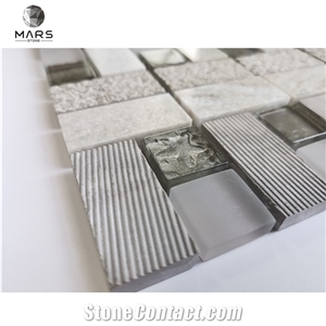 Marble Stone and Glass Mosaic Tile for Border Bathroom Buy