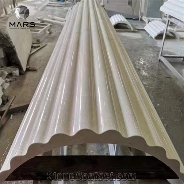 Spanish Slab Polished Marble Verona Beige Marfile Cladding Stone