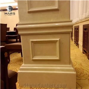 Spanish Slab Polished Marble Verona Beige Marfile Cladding Stone