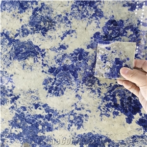 Bolivia Royal Azul Blue Sodalite Slab