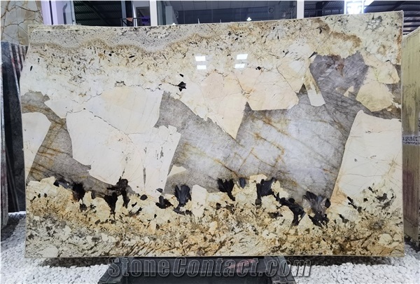 Brazil Alpinus Super Crystal Granite Slab
