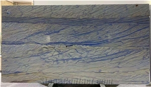 Brazil Azul Blue Imperial Quartzite Slab