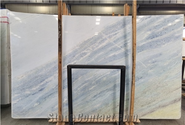 Brazil Azul Caribe Quartzite Marble Slab