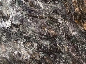 Luxury Brazil Metallica Silk Golden Granite Slab