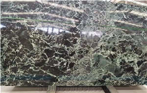 Luxury Italian Verde Alpi Scuro Green Marble Slab