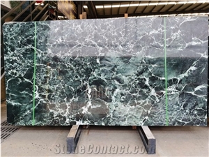 Luxury Italy Verde Fraye Apli Marble Slab