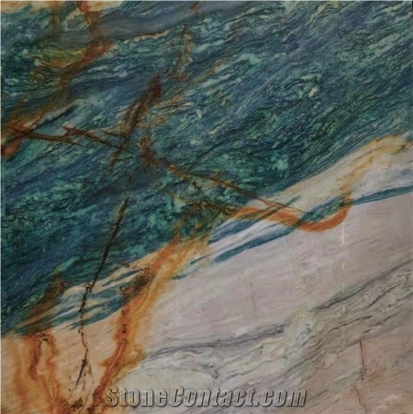 Polished Luxury Multicolor Portomare Quartzite Slabs