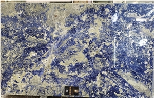Polished Namibia Royal Classic Blue Sodalite Granite Slabs