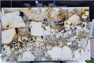 Polished Patagonia White Quartzite Granite Slabs