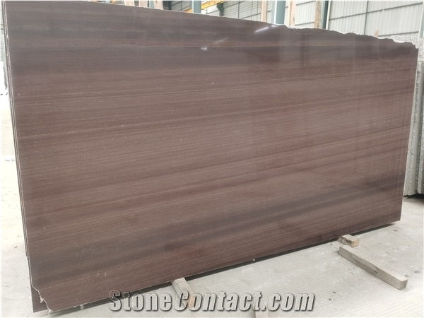 Purple Brown Wooden Grain Sandstone Floor Tiles