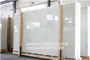 Cloudy White Microcrystalline Stone, Artificial Marble