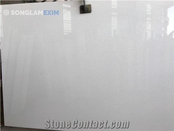 Premium White Crystal Marble Slab Polished - Grade a