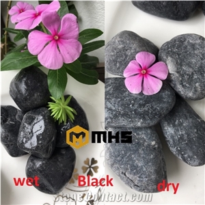 Pebble Stone White/Black/Yellow Color