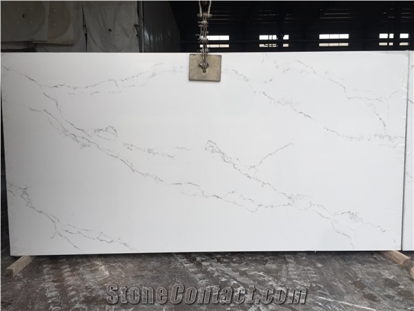 Black Artificial Quartz Slab Jumbo Size 3cm for Island Top