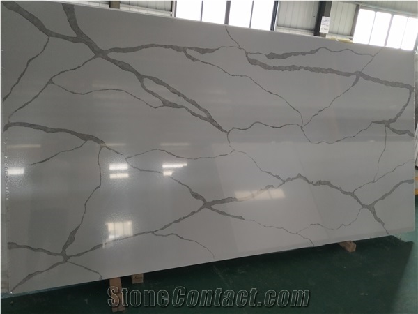Black Artificial Quartz Slab Jumbo Size 3cm for Island Top