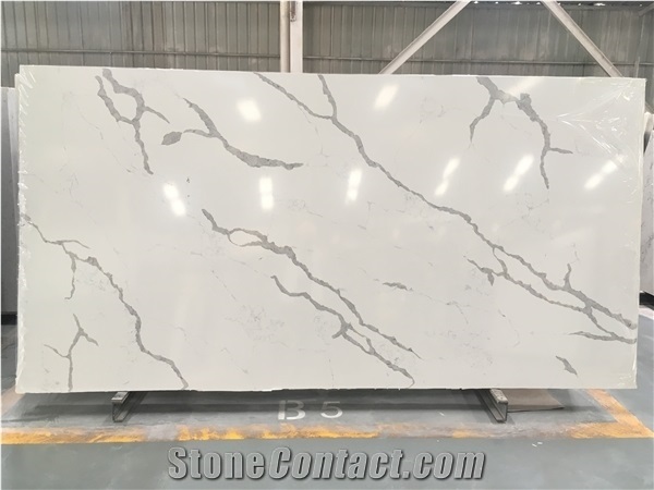 Calacatta Quartz Slabs Zd9510