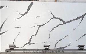 Carrara Slabs Calacatta Quartz Good Quality Low Price 