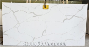 Man Made Quartz Slabs for Countertops Calacatta