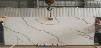 New Calacatta Quartz Slabs Zd9678